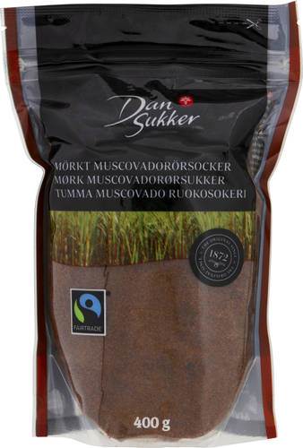 Muscovado rörsocker, mörk, 400 g