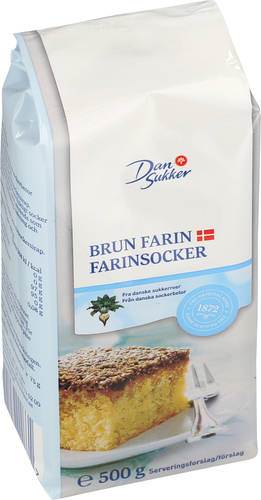 Brun farin, 500 g