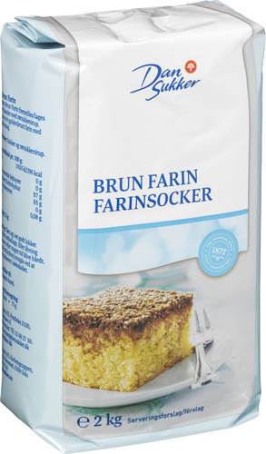 Brun farin, 2 kg