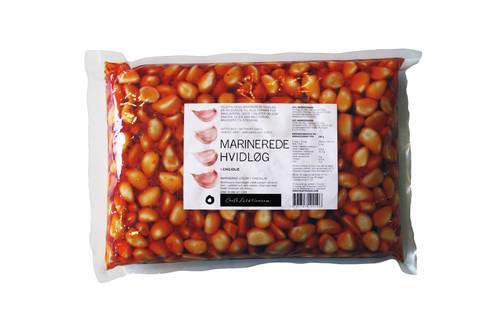 Hvidløg marinerede i chiliolie, 1,5 kg