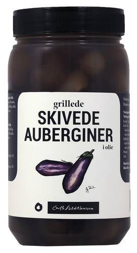 Grillede auberginer, 1,1 kg