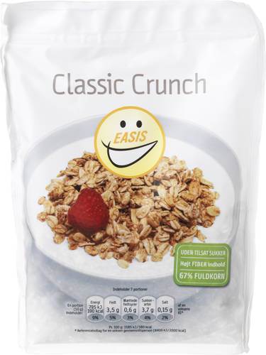 Classic Crunch, Müsli, utan tillsatt socker, 350 g