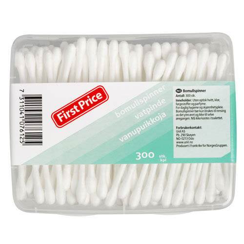 Bomullstops, 300 stk