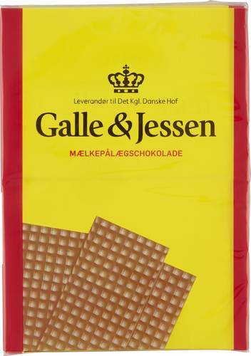 Ljus påläggschoklad, G&J, 216 g