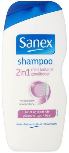 Sanex shampoo 2in1, 250 ml