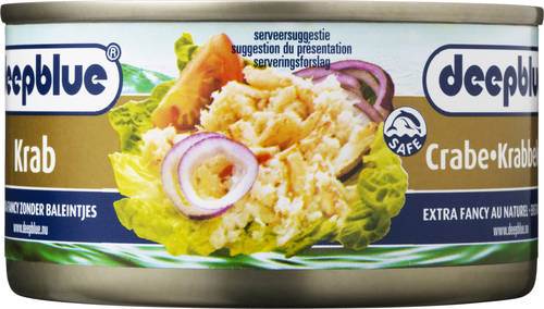 Luksus krabbe med 35% klokød, 170 g