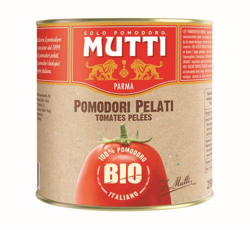 Hele flåede tomater, 2,5 kg