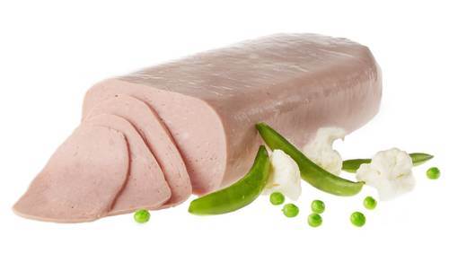 Cervelatpølse, firkantet, hel, ca. 1,8 kg