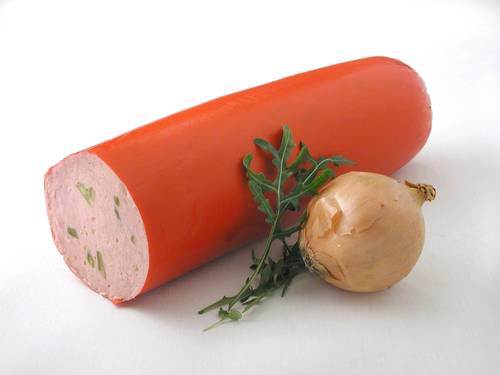Cervelatpølse med bønner Malakoff