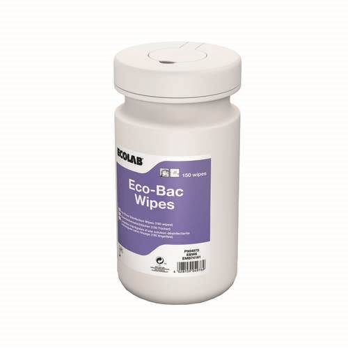 Eco Bac wipes, desinficerende servietter, 150 stk