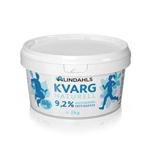 Kvarg naturell 9,2%, 2kg