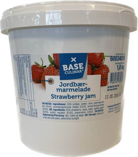 Jordgubbsmarmelad, 1,8 kg