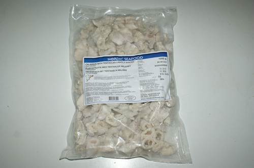 Blæksprutte Loligo med tentakler, meleret, løsfrosne, 20/30 mm, 1 kg