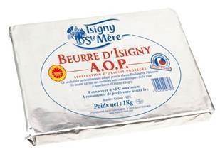 Beurre AOP ISI Tourage, Franskt smör, platt, 1 kg