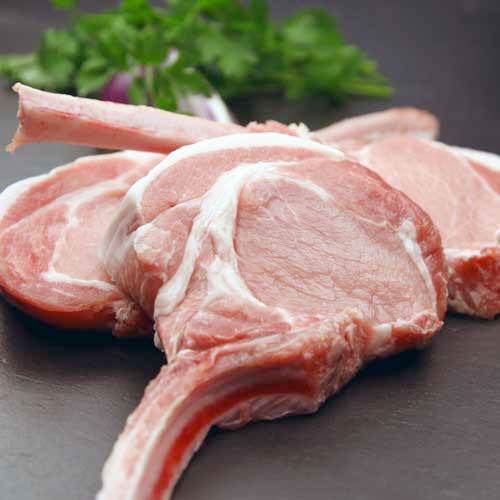 Grisekotelet med 8 cm skaft, 300 g, Danmark
