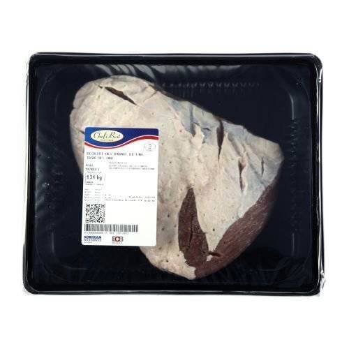 Culotte af kalv, sprængt, tilsat 10% lage, 0,8-1,4 kg, EU