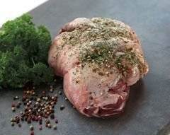 Lammekølle uden ben, i net, med hvidløg og persille, Irland, ca. 2 kg