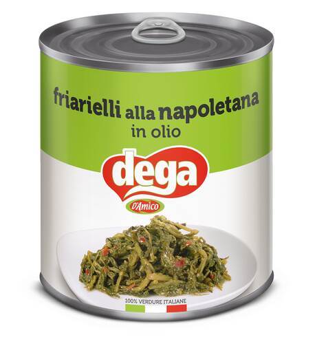 Broccolirybs (cime di rapa) i olja, sauterade, 750 g