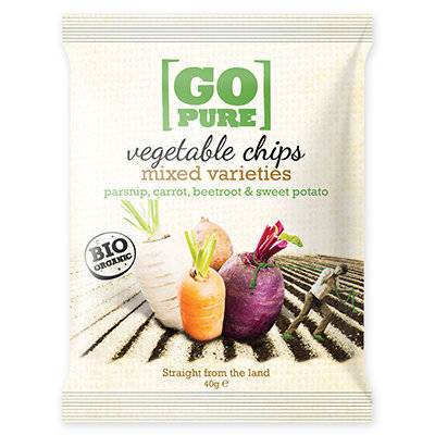 Grönsakschips, ekologiska, 40 g