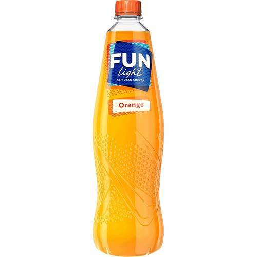 Fun Light Orange, sockerfri, 1 l
