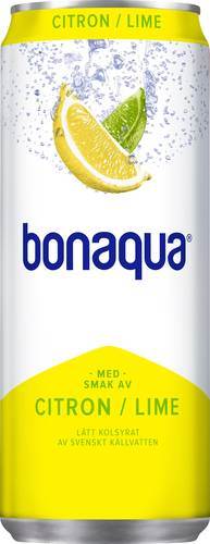 Bonaqua Citron Lime, Sleek burk, 33 cl