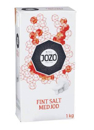 Bordsalt fint med jod, 1 kg