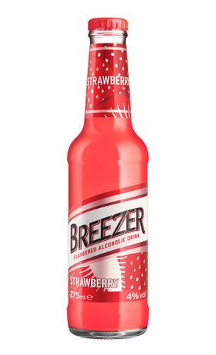 Breezer Strawberry 4%, 27,5 cl