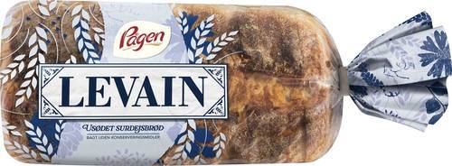 Levain, surdegsbröd, 17 skivor, 650 g