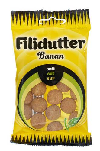 Filidutter Banan, 20 x 65 g