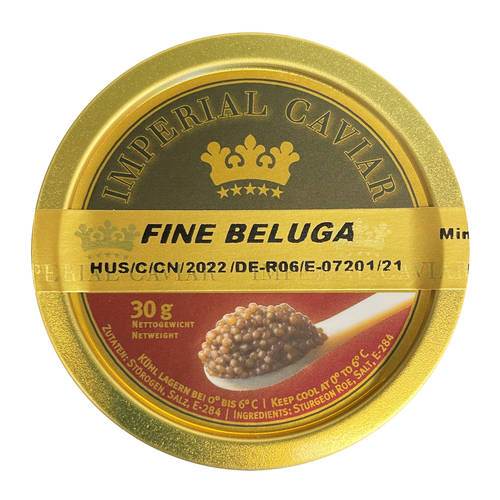 Kaviar Fine Beluga, Huso huso, 30 g
