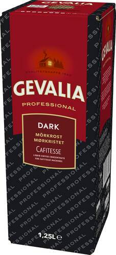 Gevalia Professional Dark mörkrost, Cafitesse, 2 x 1,25 l