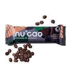 Nu-cao espresso crunch, raw, vegan, ekologisk, 12 x 40 g