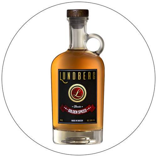 Lundberg Classic Golden Spiced 38%, smaksatt sprit, 70 cl