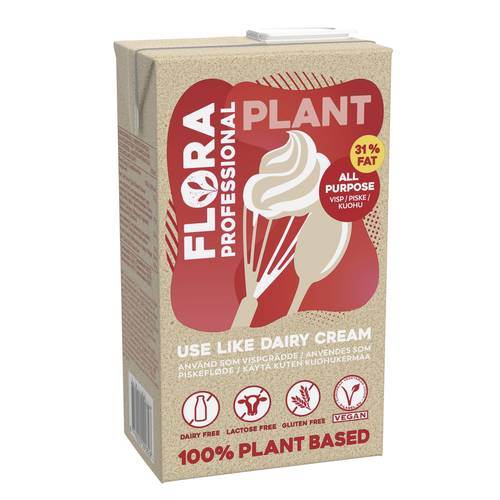 Flora Professional 31%, Plant All Purpose, glutenfri, vegansk, 1 l