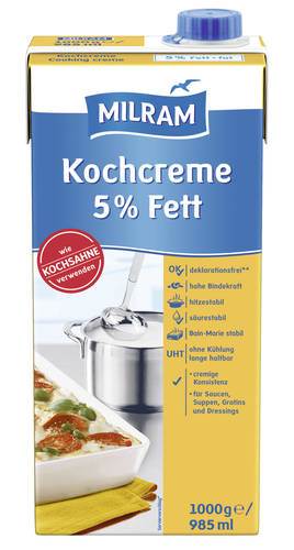 Matlagningsgrädde 5%, 1 kg
